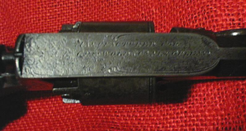 Close Up Details of Tranter's Patent Revolver made and marked...  " for A. B. Griswold & Co. New Orleans"