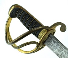 Rare inspected 1833 Dragoon Officer Saber 