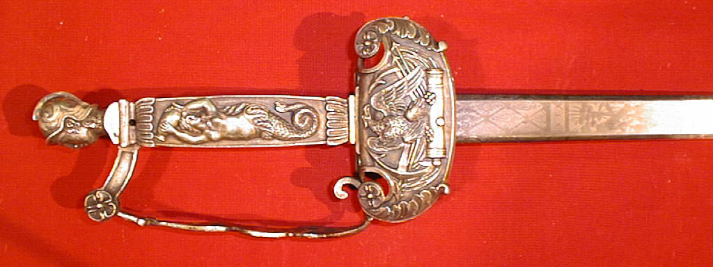 The Congressional Presentation Sword of Midshipman Frank Toscan during The War of 1812